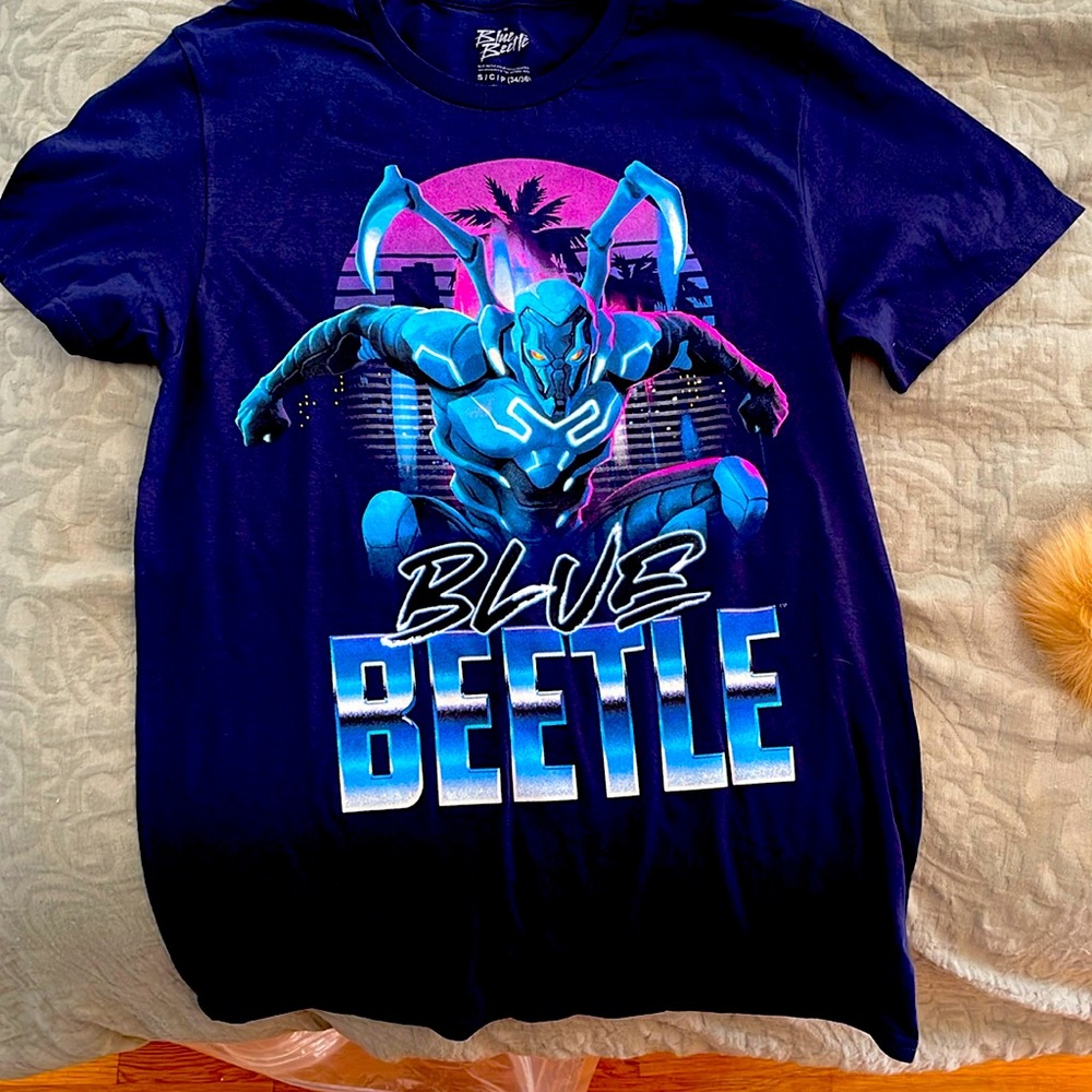 Brand new blue beetle size small T-shirt